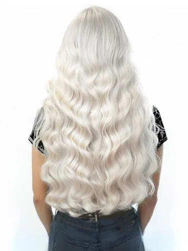 #1001 White Blonde｜Luxury Russian Remy Human Hair, Double Drawn, Tape Extensions