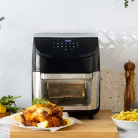 12L Digital Air Fryer with 200C, 7 Cooking Settings & Rotisserie Function