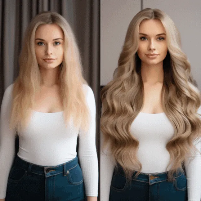 #16 Tanned Blonde｜Luxury, Russian-Mongolian, Tape Extensions