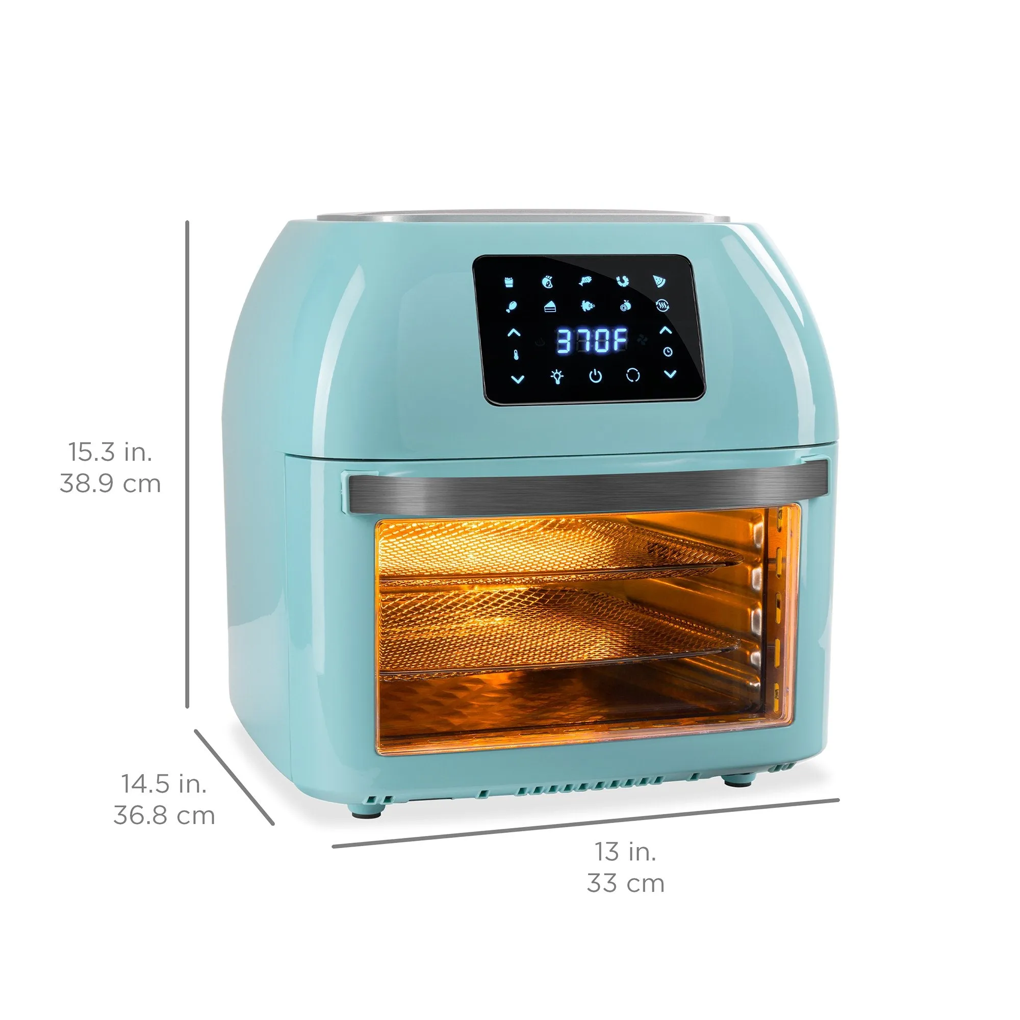 16.9qt 1800W 10-in-1 XXXL Air Fryer Countertop Oven, Rotisserie, Dehydrator