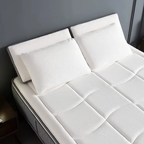 2-Inch Euro Top Hybrid Queen Mattress | Gel Memory Foam w/Pocket Spring Mattress