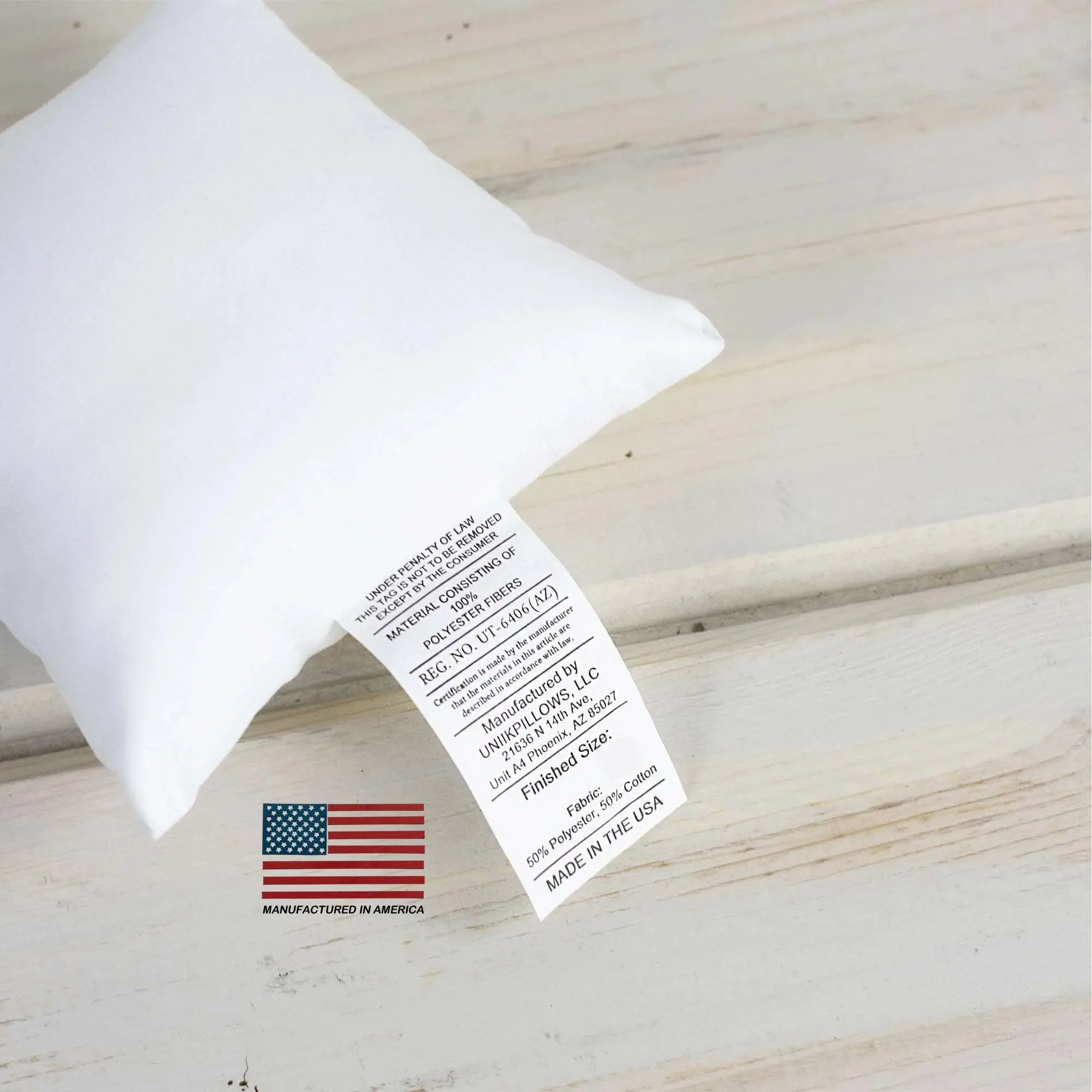 27x27 | Indoor Outdoor Hypoallergenic Polyester Pillow Insert | Quality Insert | Pillow Inners | Throw Pillow Insert | Square Pillow Inserts