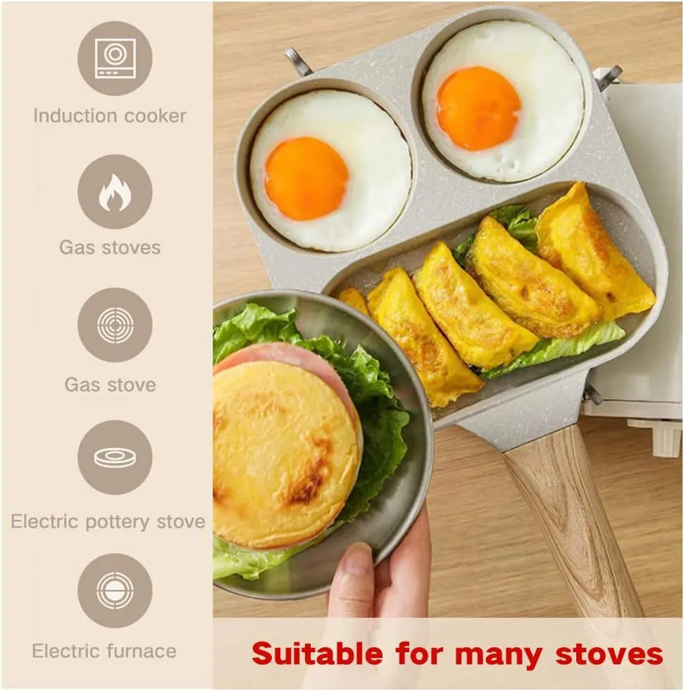 3 In 1 Lightweight Non-Stick Frying Pan F49-8-1329