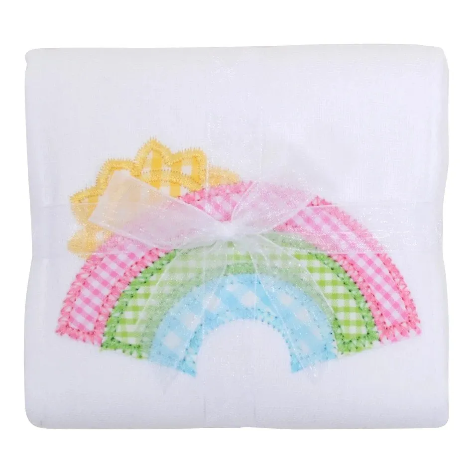 3 Marthas Applique  Burp Pad