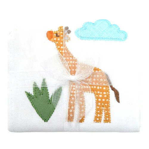 3 Marthas Applique  Burp Pad