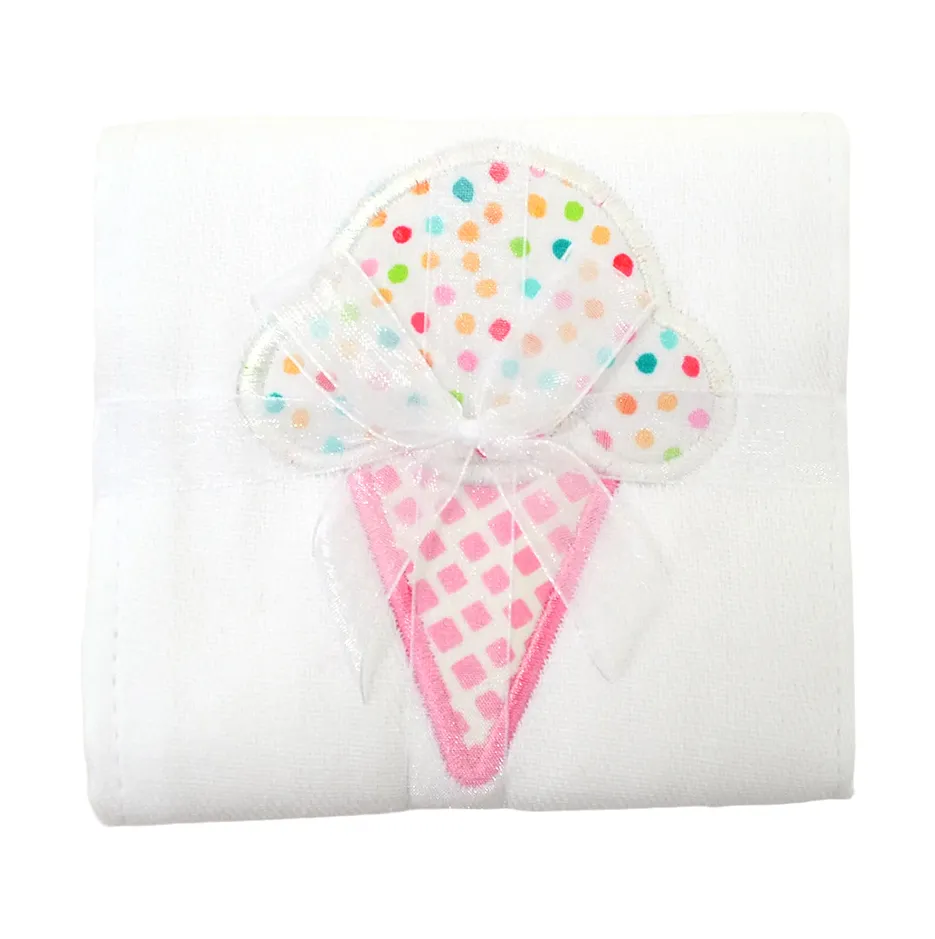 3 Marthas Applique  Burp Pad