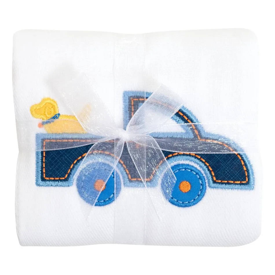 3 Marthas Applique  Burp Pad