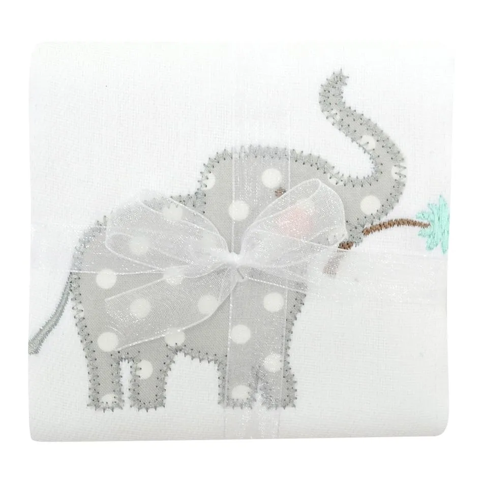 3 Marthas Applique  Burp Pad