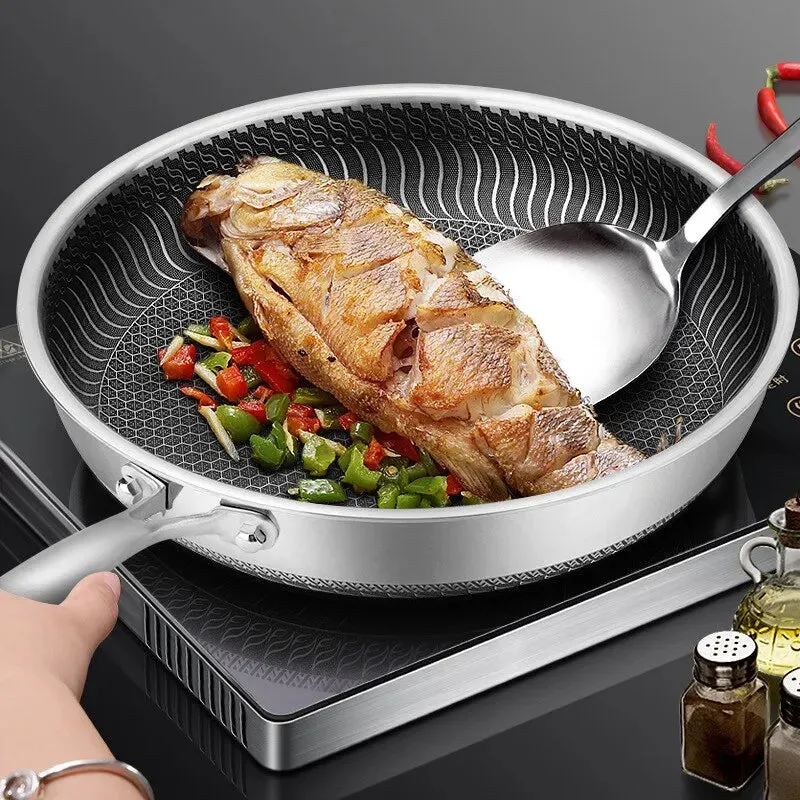 316 Stainless Steel Wok Pan