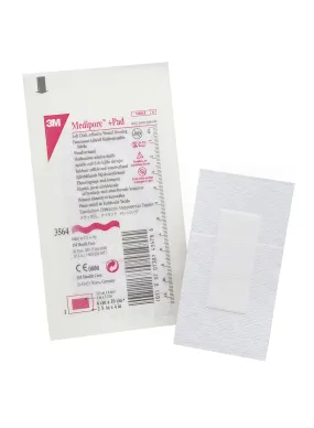 3M™ Medipore  Pad Soft Cloth Dressings, 2-3/8 x 4 Inch, White, 1 Box of 50