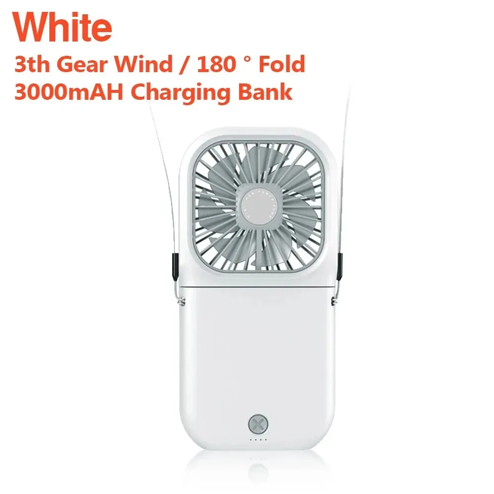 4 Speed Adjustable USB Rechargeable Portable Mini Fan