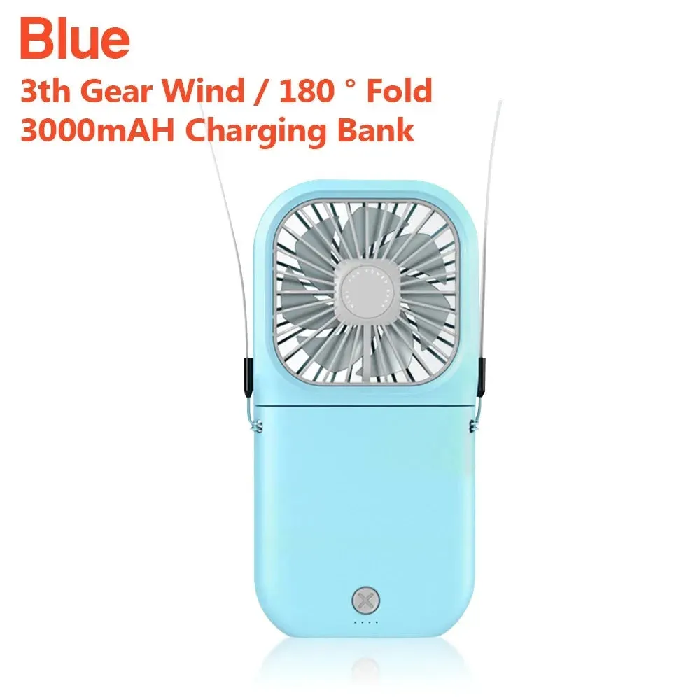 4 Speed Adjustable USB Rechargeable Portable Mini Fan