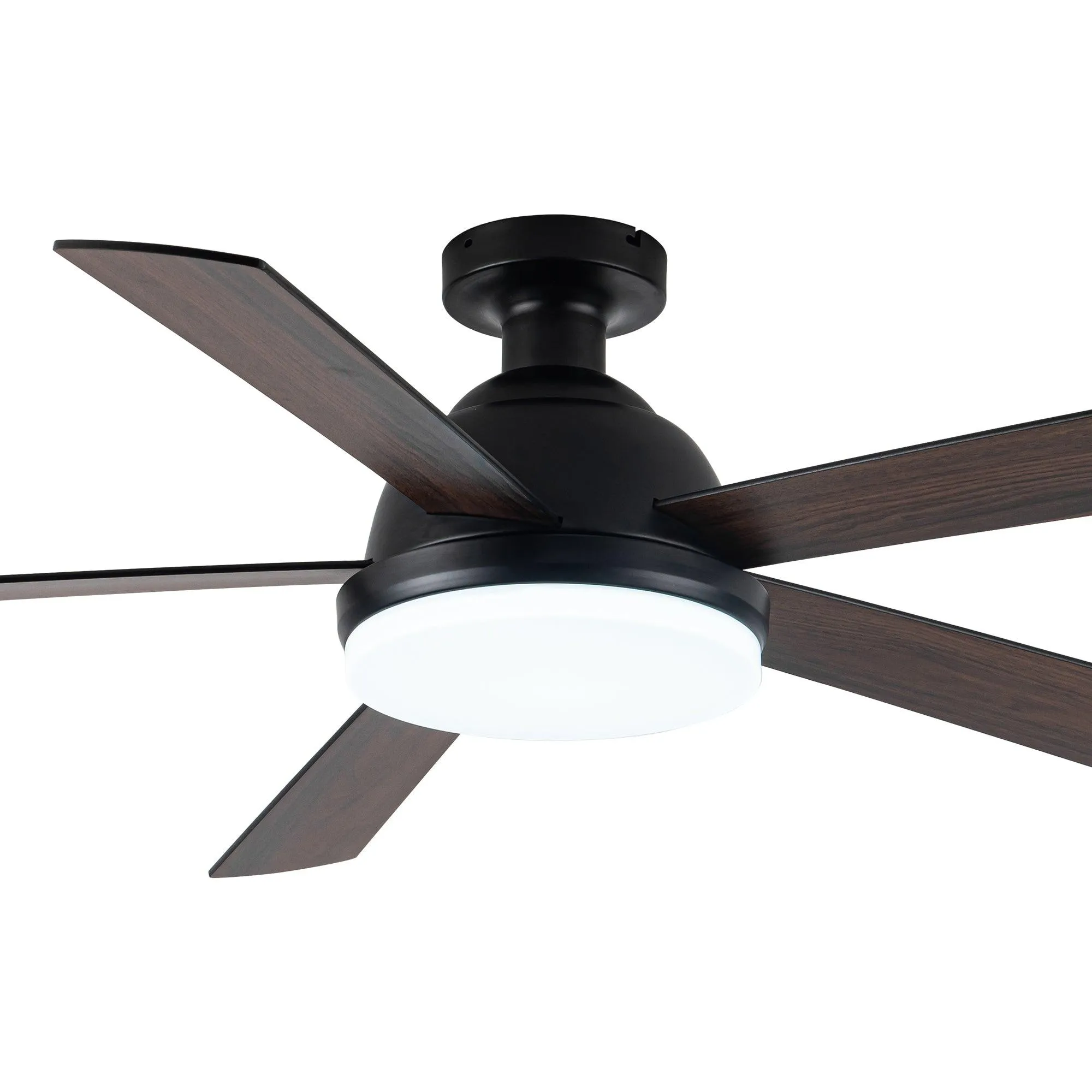 52" Vaczon Ceiling Fan with LED Light and Remote Control