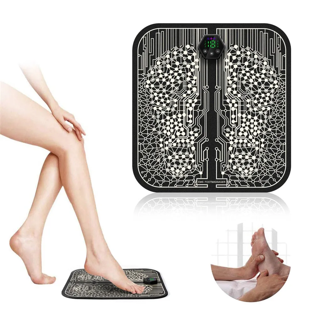 6-in-1 USB Rechargeable Reflexology EMS Foot Massager