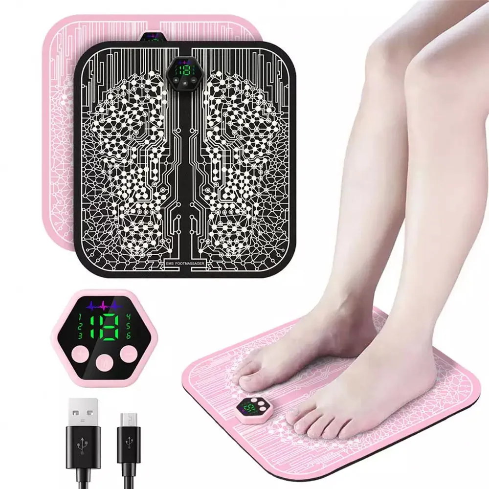 6-in-1 USB Rechargeable Reflexology EMS Foot Massager