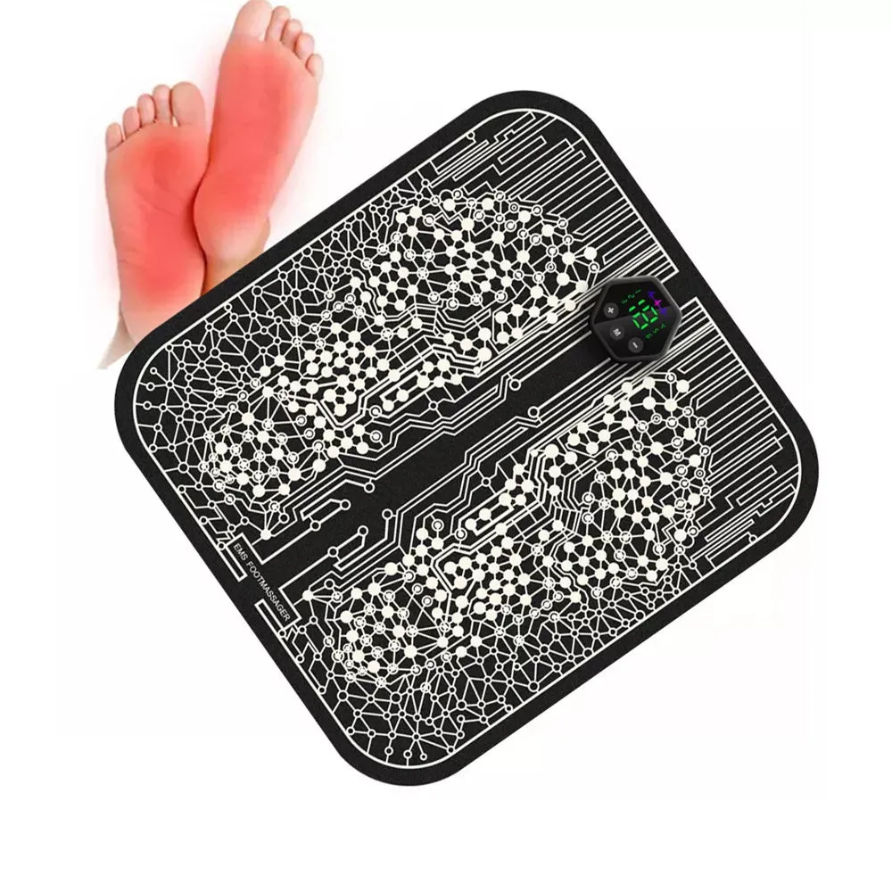 6-in-1 USB Rechargeable Reflexology EMS Foot Massager