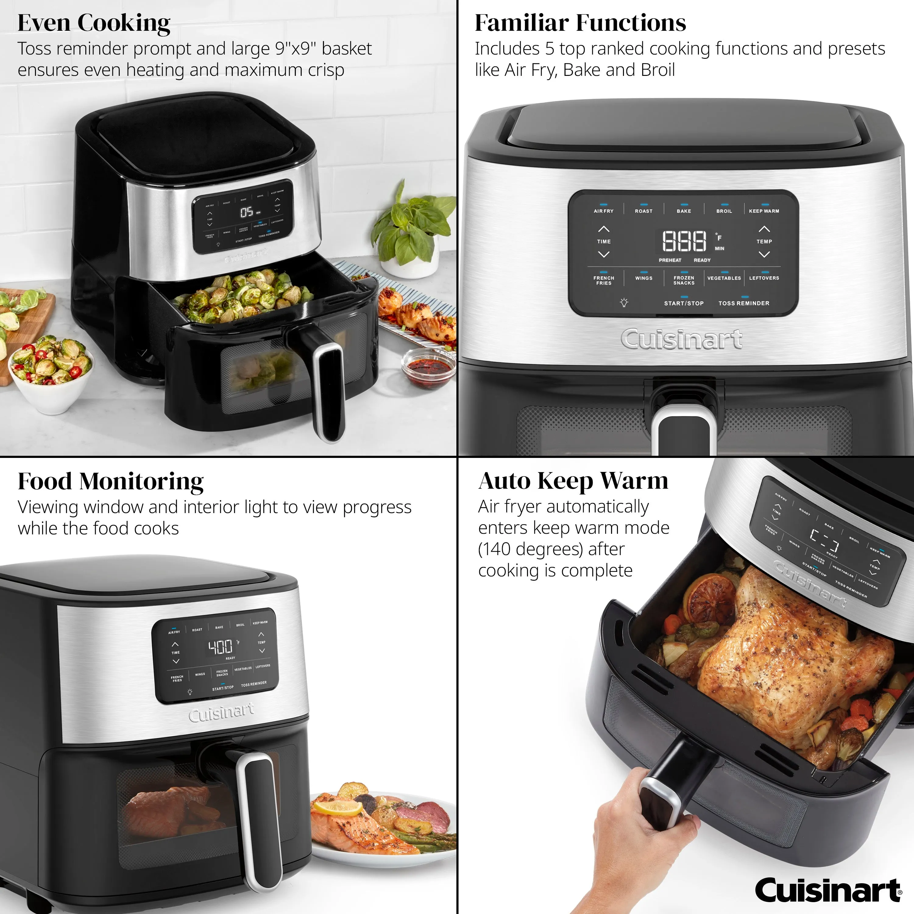 6-Quart Basket Air Fryer