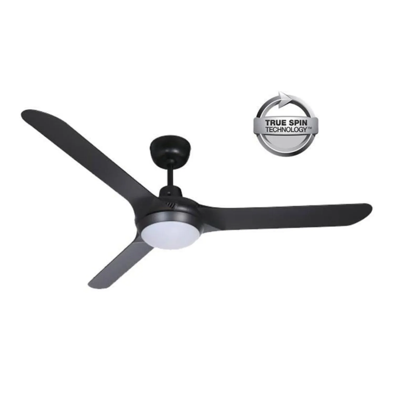 62" (1570mm) Spyda AC Ceiling Fan w/ 3 Blades and CCT LED Light Available in Different Colours