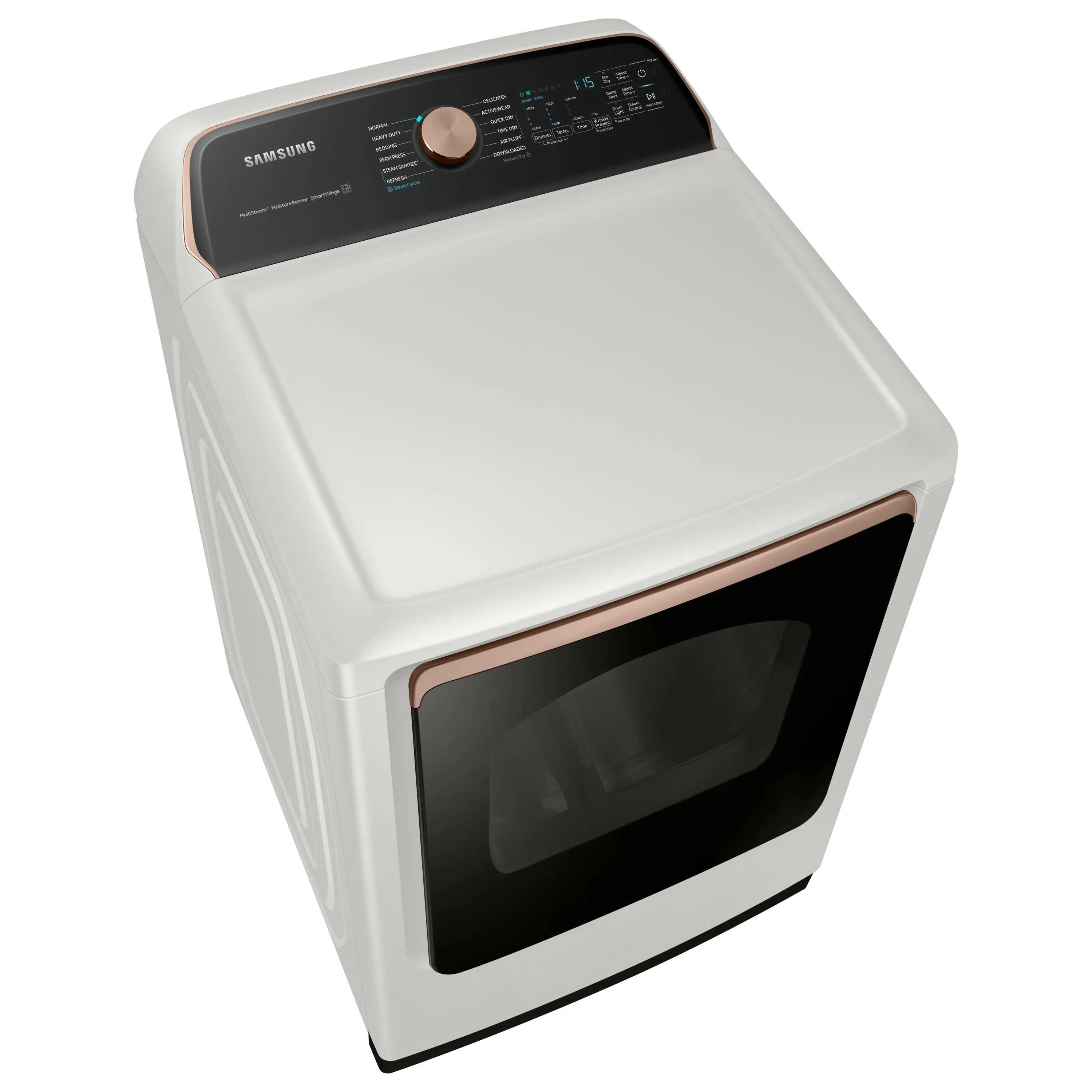 7.4 cu. ft. Smart Electric Dryer with Steam Sanitize  in Ivory - (DVE55A7300E)