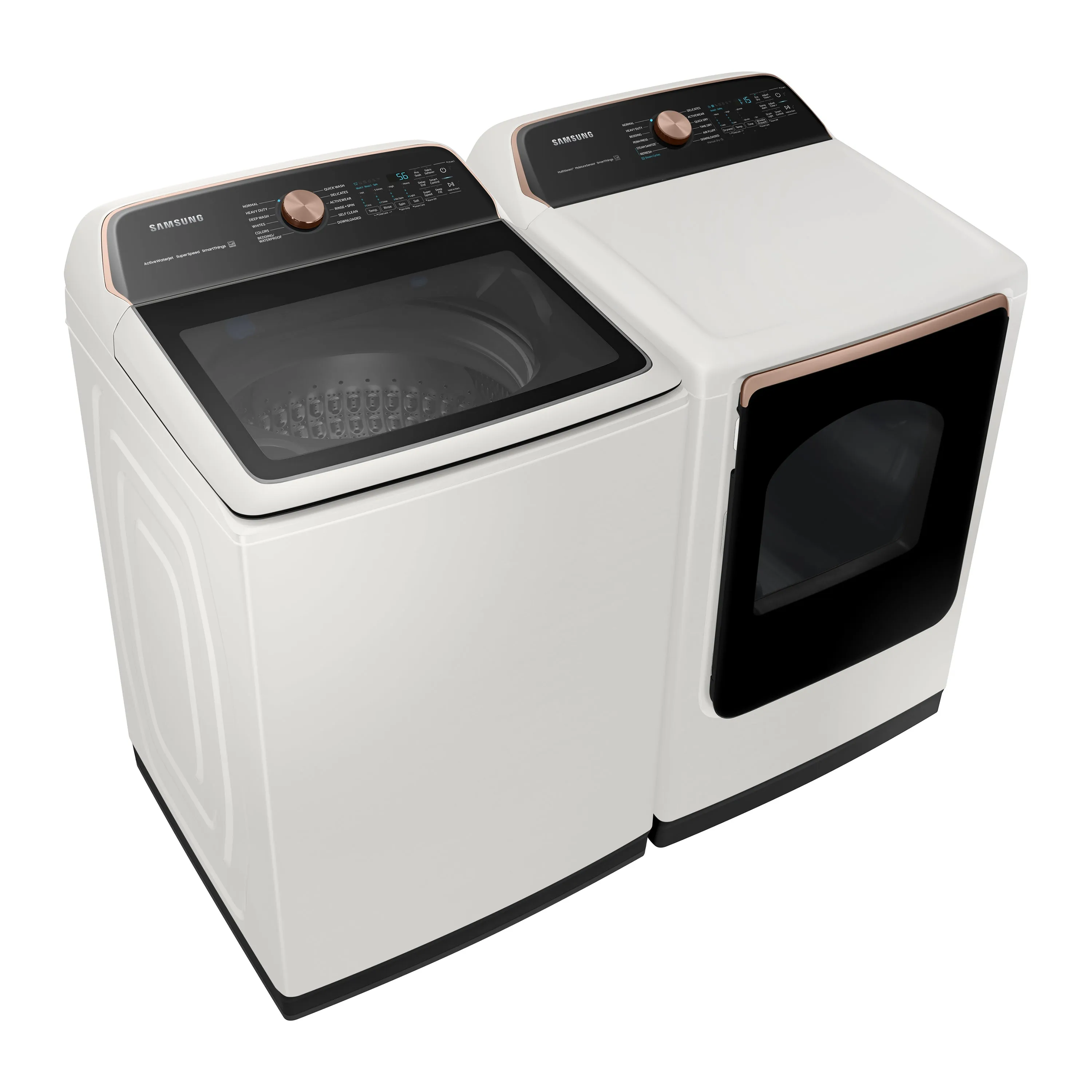 7.4 cu. ft. Smart Electric Dryer with Steam Sanitize  in Ivory - (DVE55A7300E)