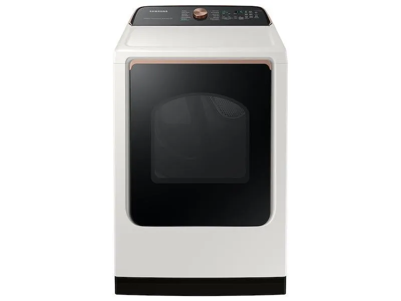 7.4 cu. ft. Smart Electric Dryer with Steam Sanitize  in Ivory - (DVE55A7300E)