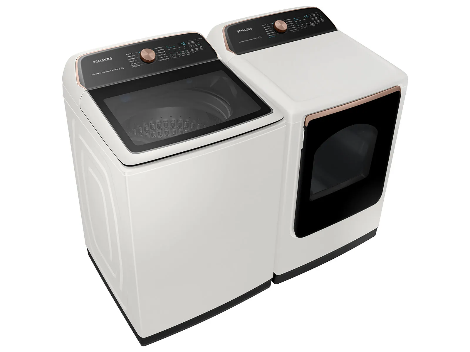 7.4 cu. ft. Smart Electric Dryer with Steam Sanitize  in Ivory - (DVE55A7300E)