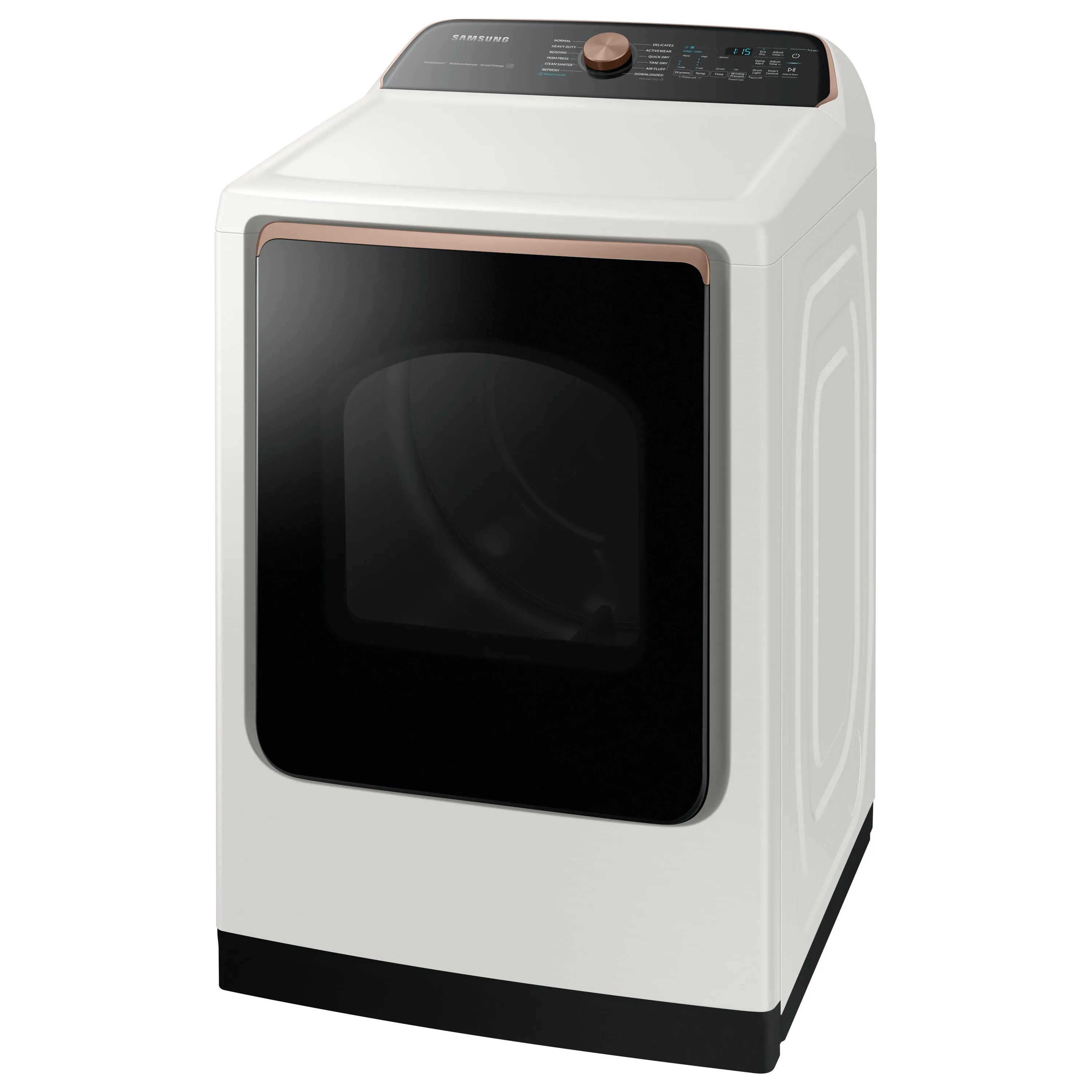 7.4 cu. ft. Smart Electric Dryer with Steam Sanitize  in Ivory - (DVE55A7300E)