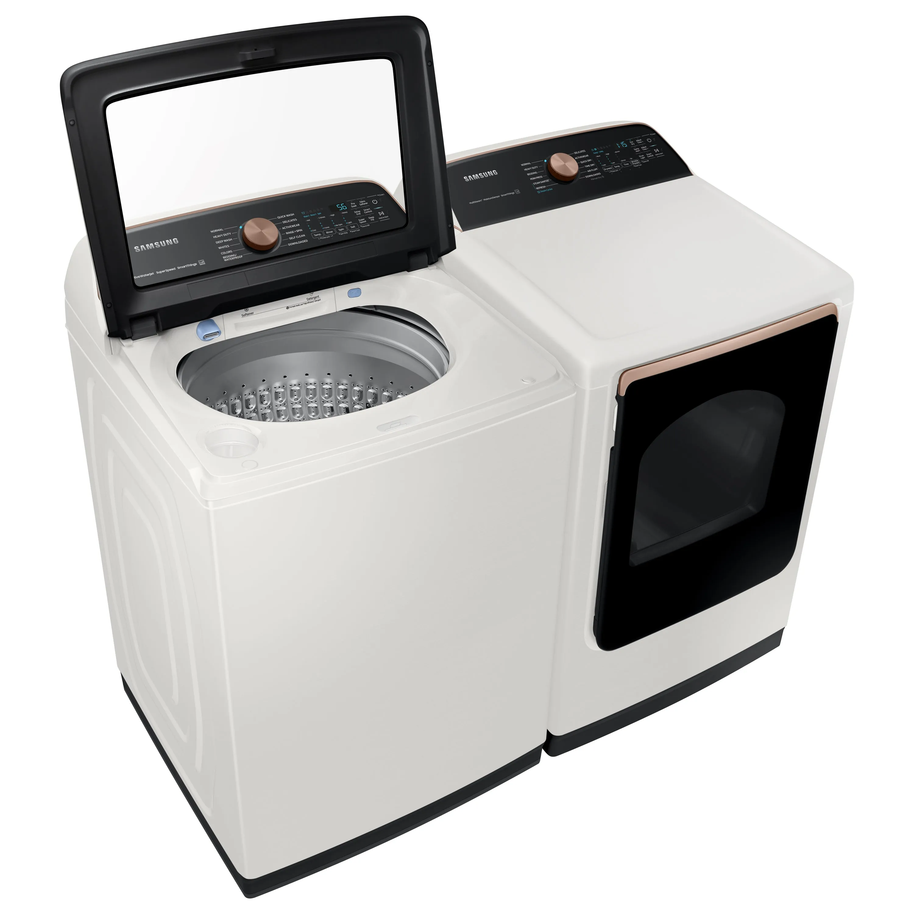 7.4 cu. ft. Smart Electric Dryer with Steam Sanitize  in Ivory - (DVE55A7300E)