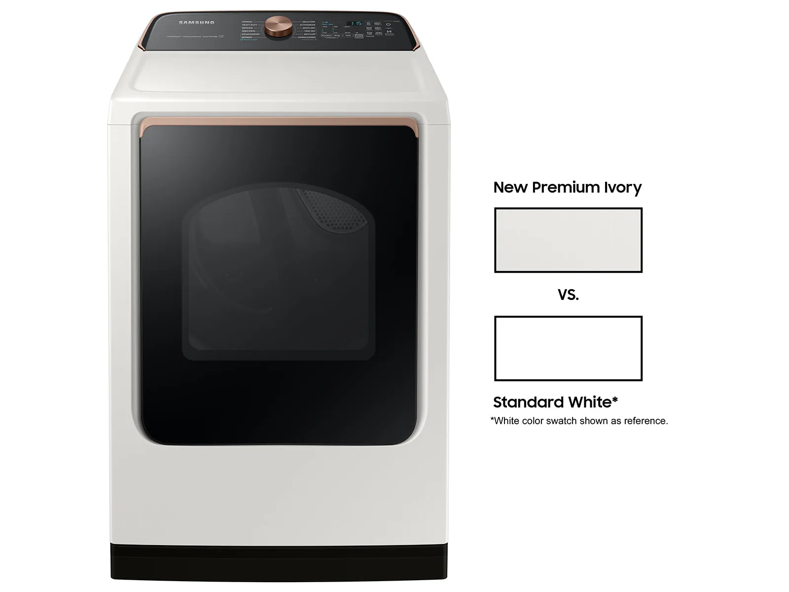 7.4 cu. ft. Smart Electric Dryer with Steam Sanitize  in Ivory - (DVE55A7300E)