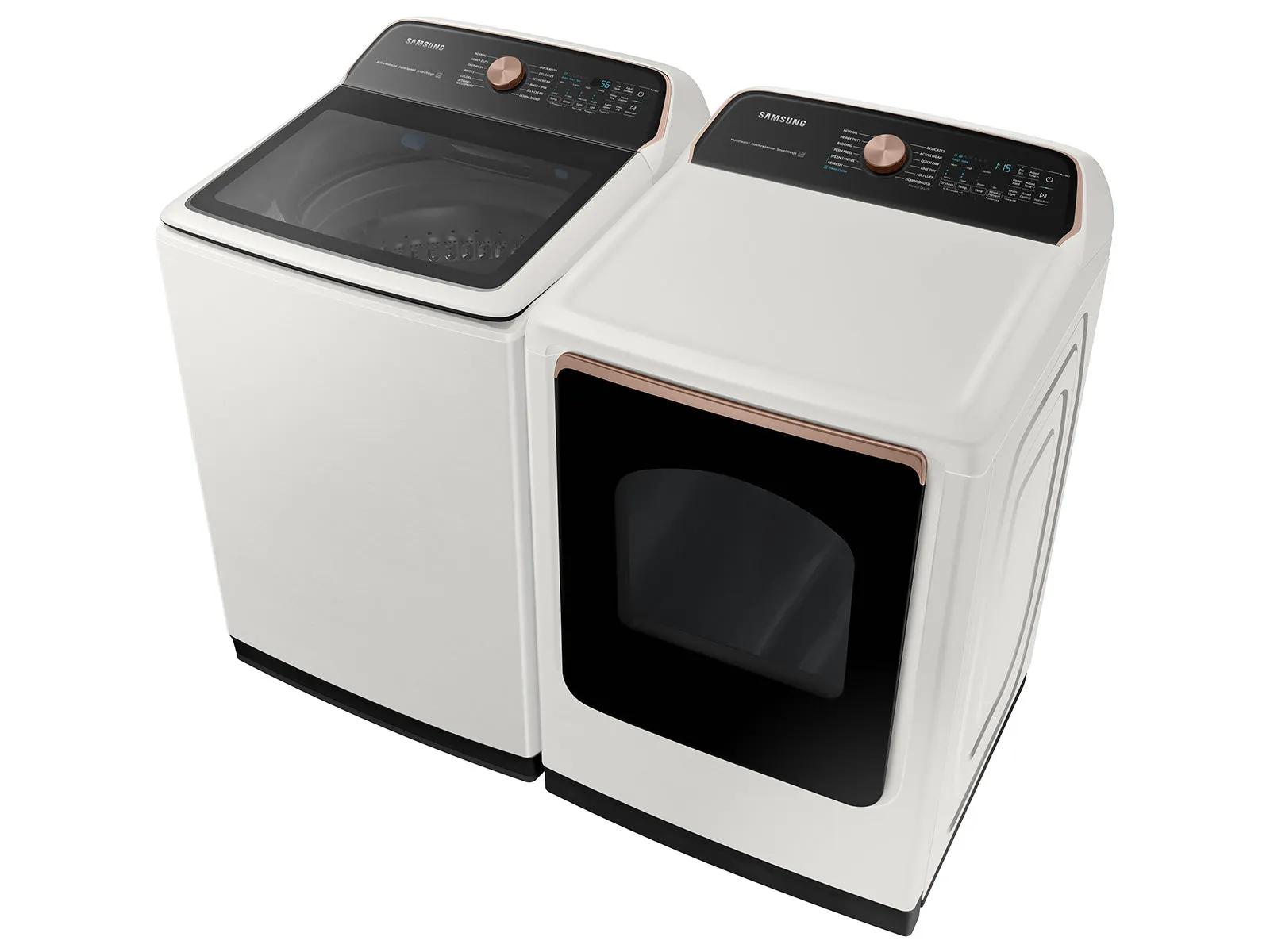 7.4 cu. ft. Smart Electric Dryer with Steam Sanitize  in Ivory - (DVE55A7300E)