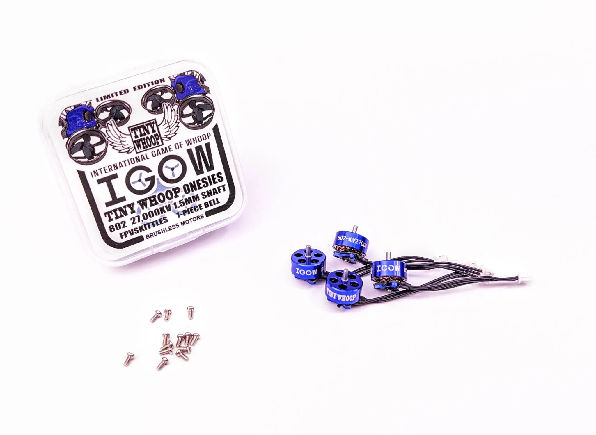 802 27000kv Tiny Whoop Onesies Brushless Motors - IGOW Season 4 Limited Edition - Dan Sugano