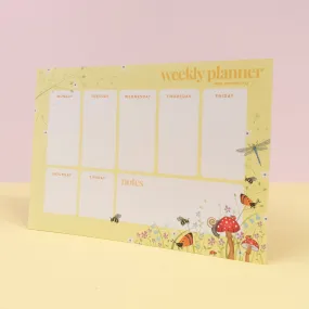 a4 insect animal weekly planner pad