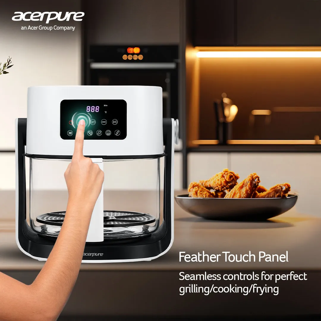 Acerpure Chef 2-in-1 Flip Air Fryer -KF754-70W KF1-2 in 1 Air fryer White-AIL