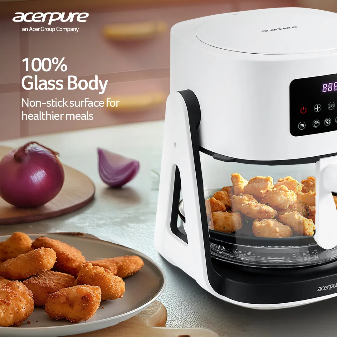 Acerpure Chef 2-in-1 Flip Air Fryer -KF754-70W KF1-2 in 1 Air fryer White-AIL