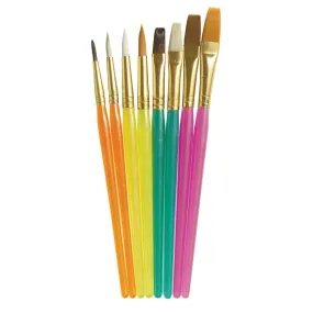 Acrylic Paint Brush Assortment 8Pk (Pack of 10)