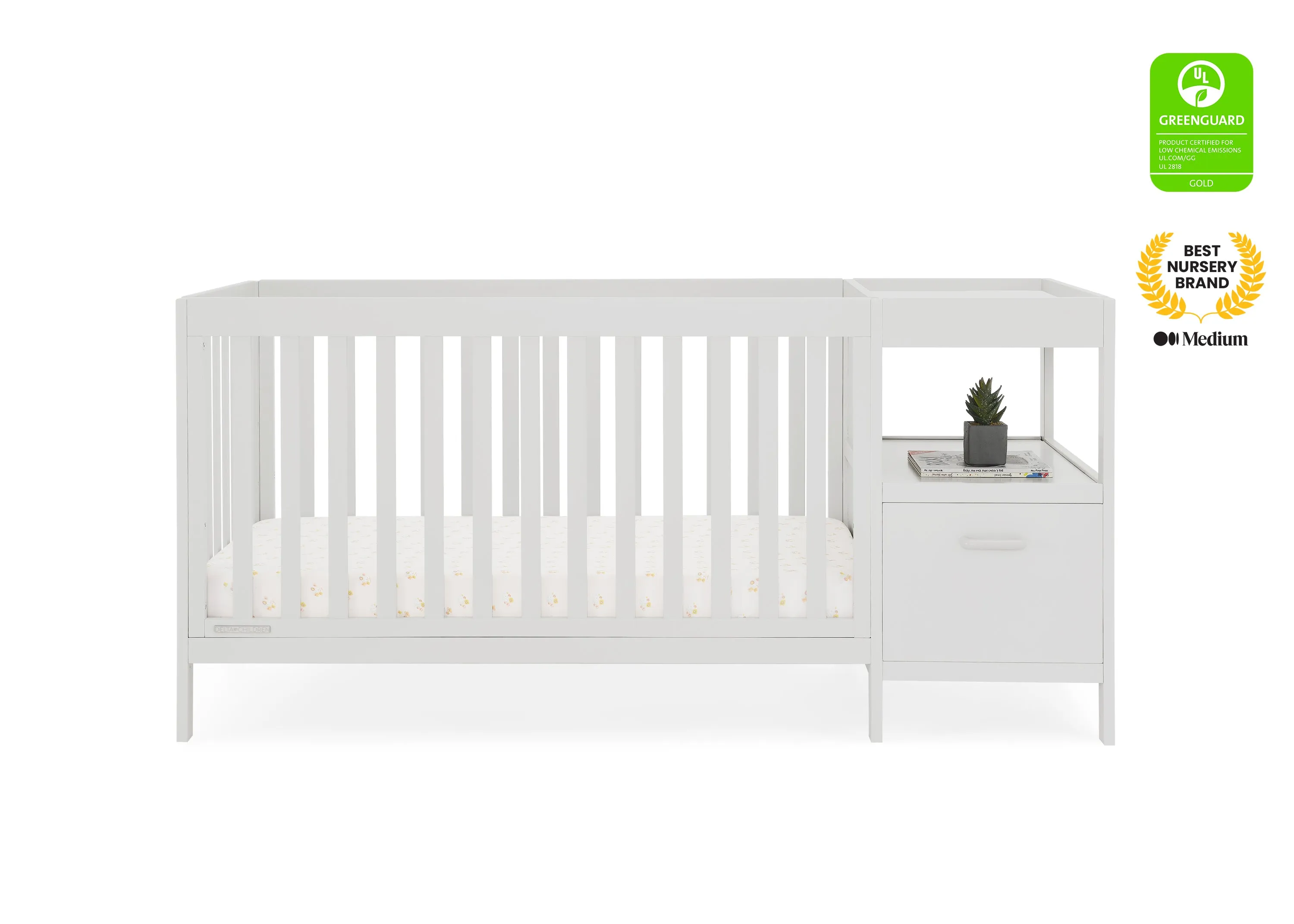 Alice 5-in-1 Convertible Crib and Changer