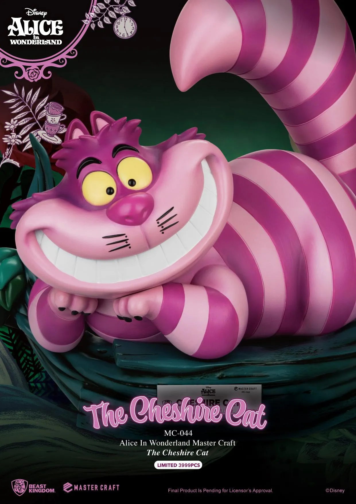 Alice in Wonderland - Cheshire Cat Statue