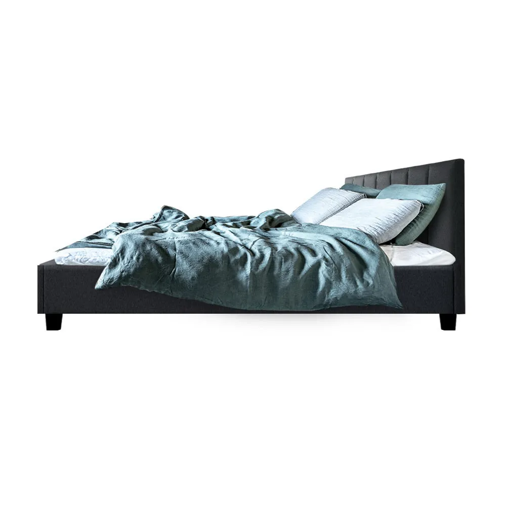 Alma Queen Bed Frame Charcoal