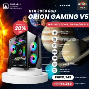 AMD RYZEN 7 5700X3D ORION GAMING BUILD V5