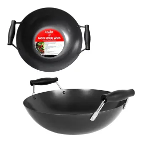 Anika 12" Non Stick Xylan Wok