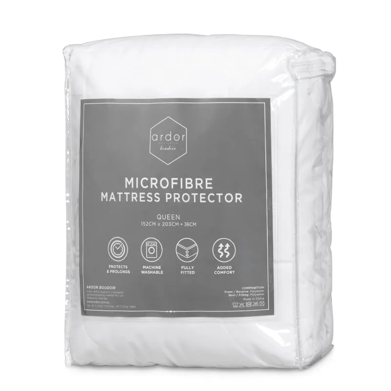 Ardor Boudoir Microfibre Fitted Mattress Protector