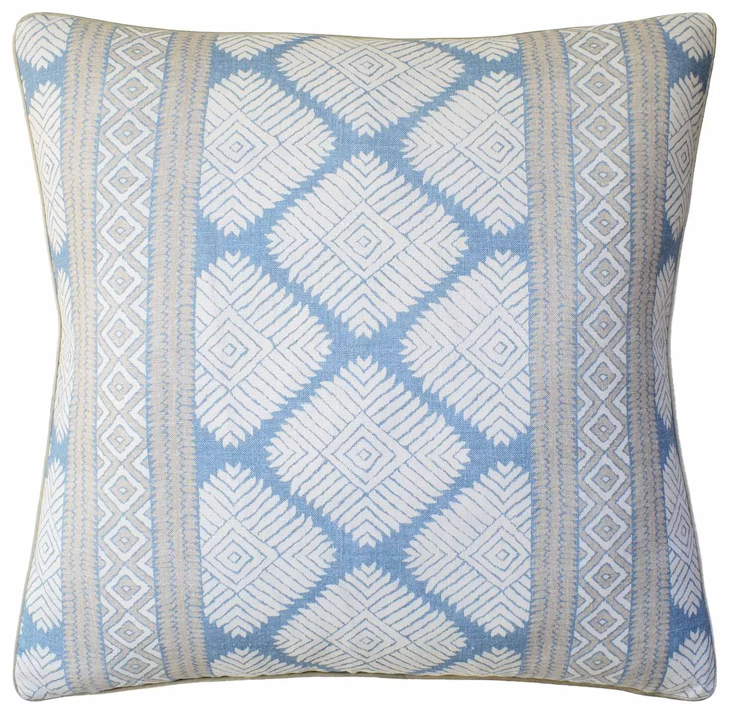 Austin Spa Blue Decorative Pillow by Ryan Studio