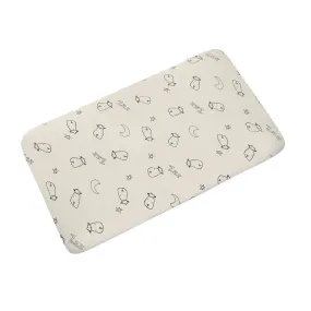 Baa Baa Sheepz Mattress Sheet Sweet Dream Baa Baa - Yellow  (60 X 120CM / 70 X 140CM)