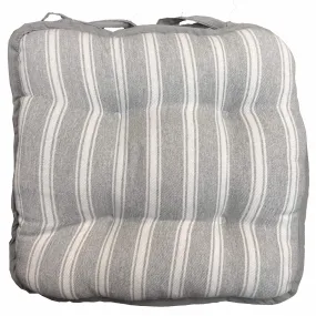 Bellissimo Grey Stripe Seat Pad