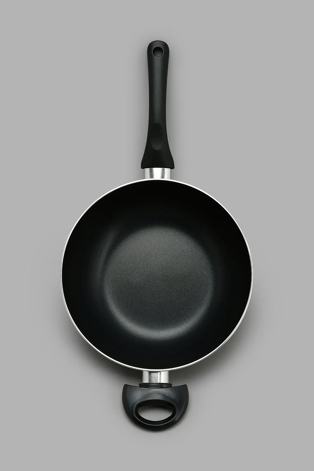 Black Aluminum Wok Pan (24cm)