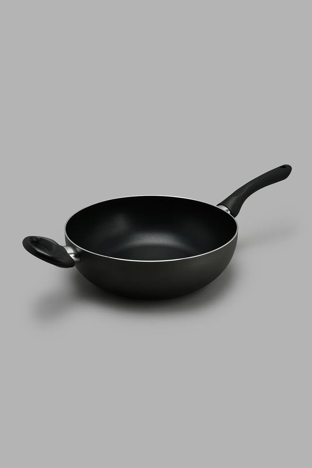 Black Aluminum Wok Pan (24cm)