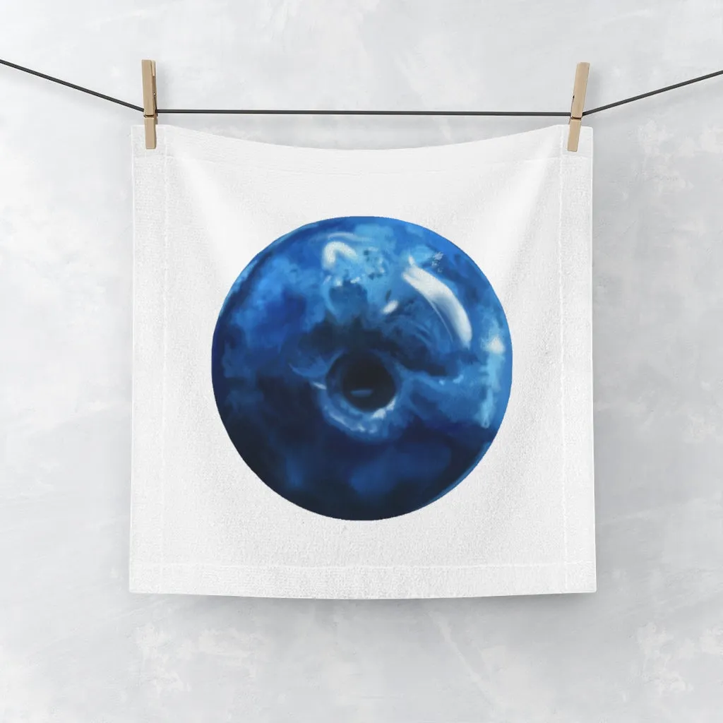 Blueberry Face Towel