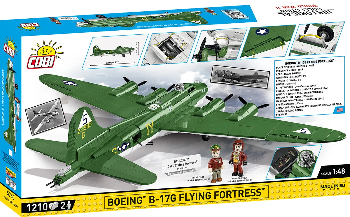 Boeing B-17G Flying Fortress 1/48 Scale 1210 Piece Block Kit