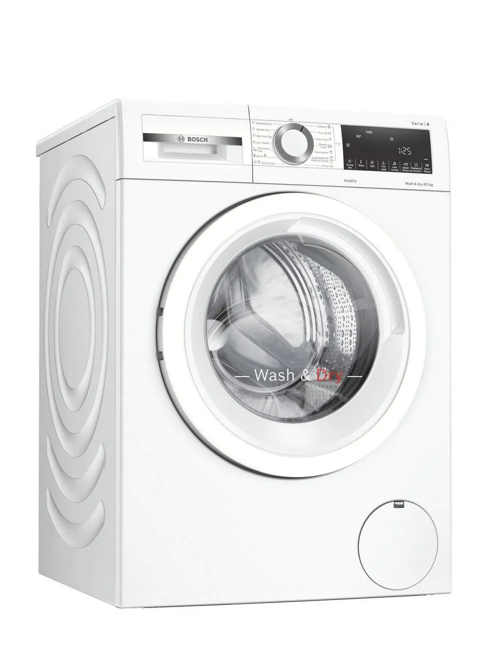 Bosch WNA134U8GB 8kg/5kg 1400 Spin Washer Dryer - White