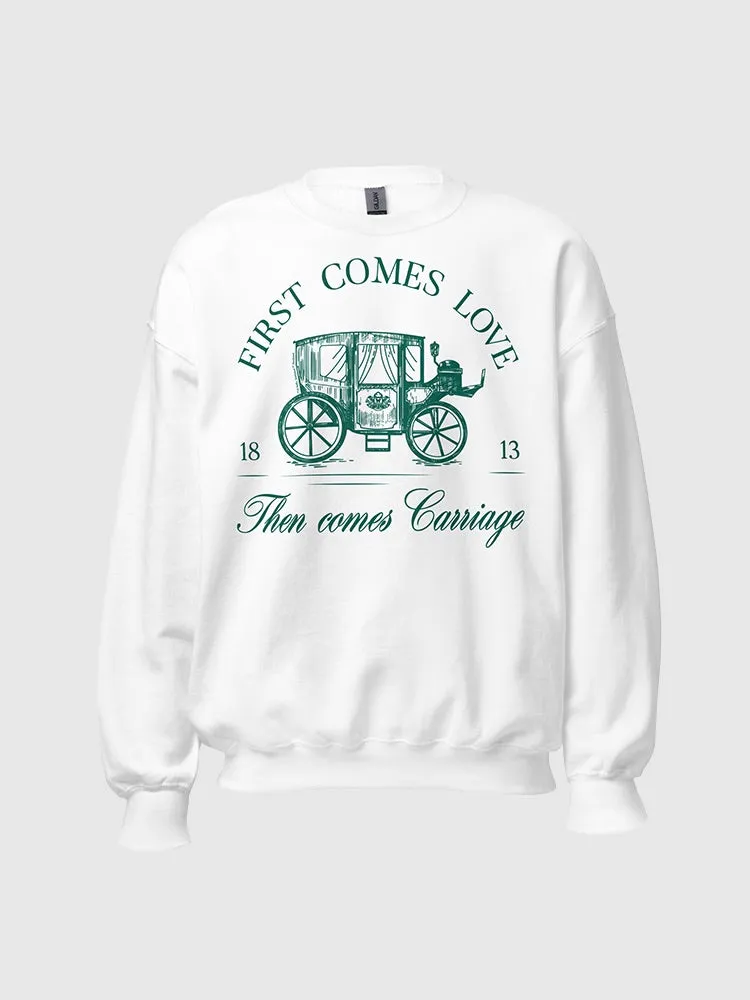 Bridgerton Then Comes Carriage Crewneck Sweatshirt